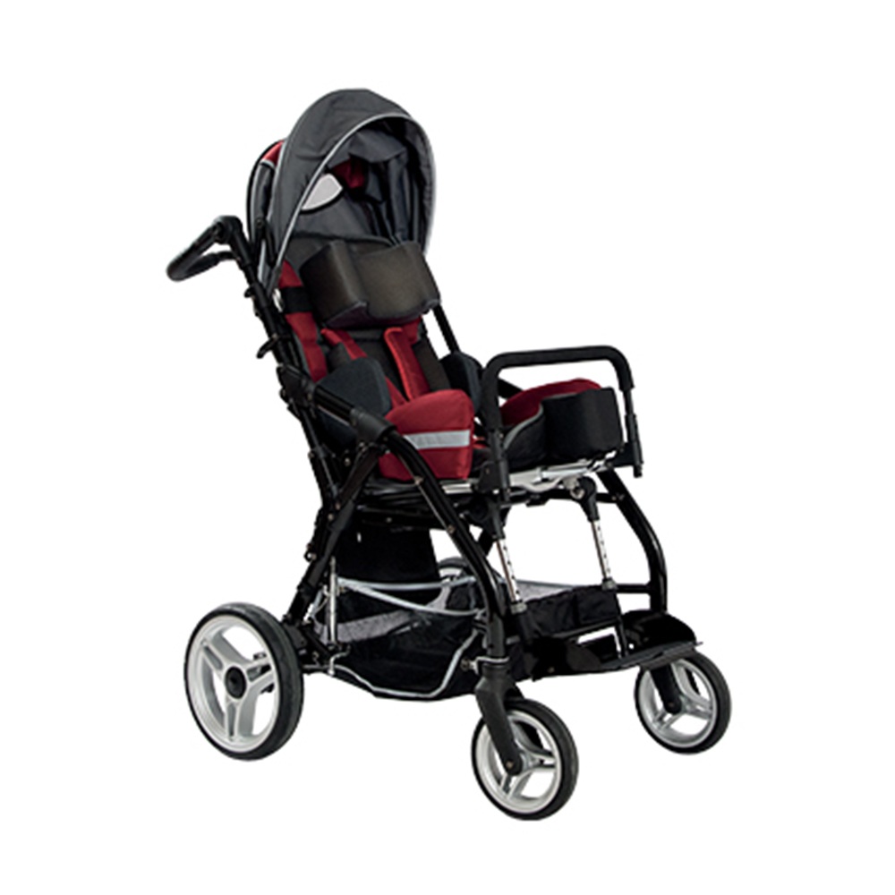 Wheelchairs for the disabled - Wimed Children's Stroller Postural Tilting Pram Eta Red