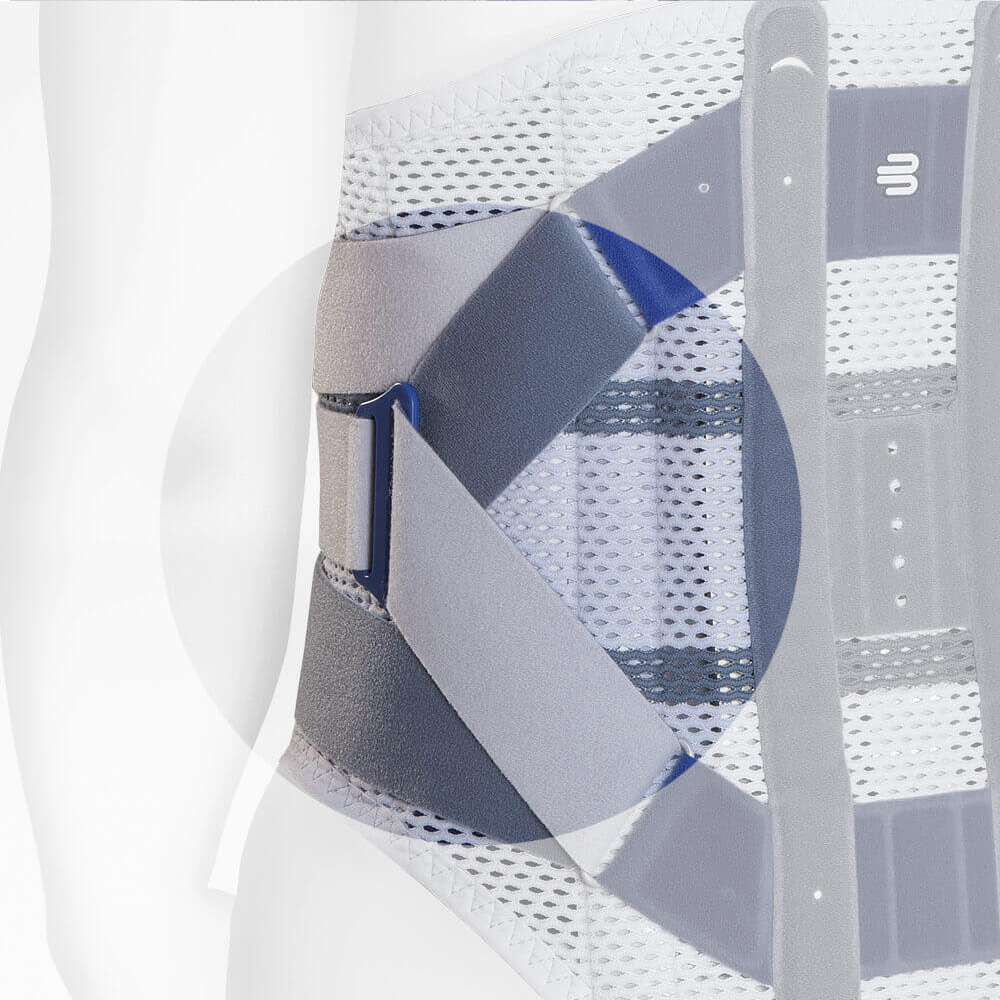 Trunk tutors - Bauerfeind Spinova Unload Classic Long Lumbar Elastic Band For Spinal Delordosis