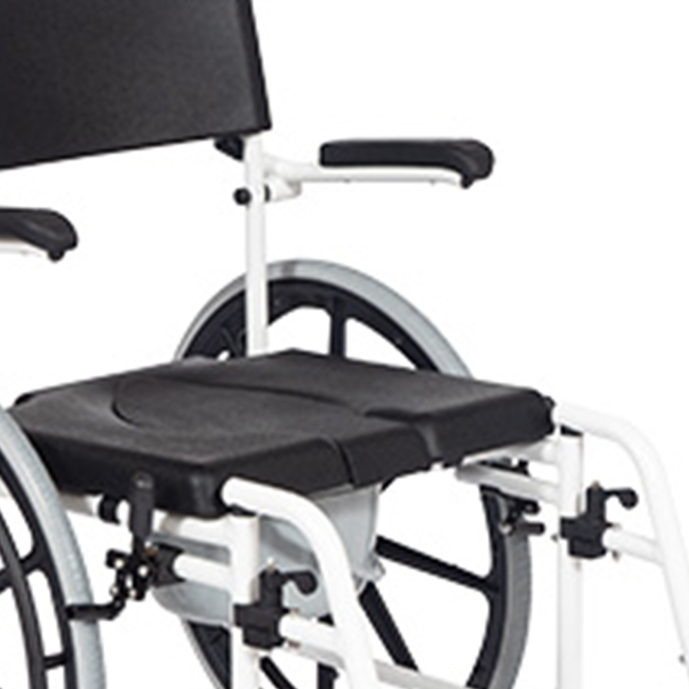 Toilet and shower chairs - Wimed Wave-2 Shower Commode Chair With Self-propelled Toilet