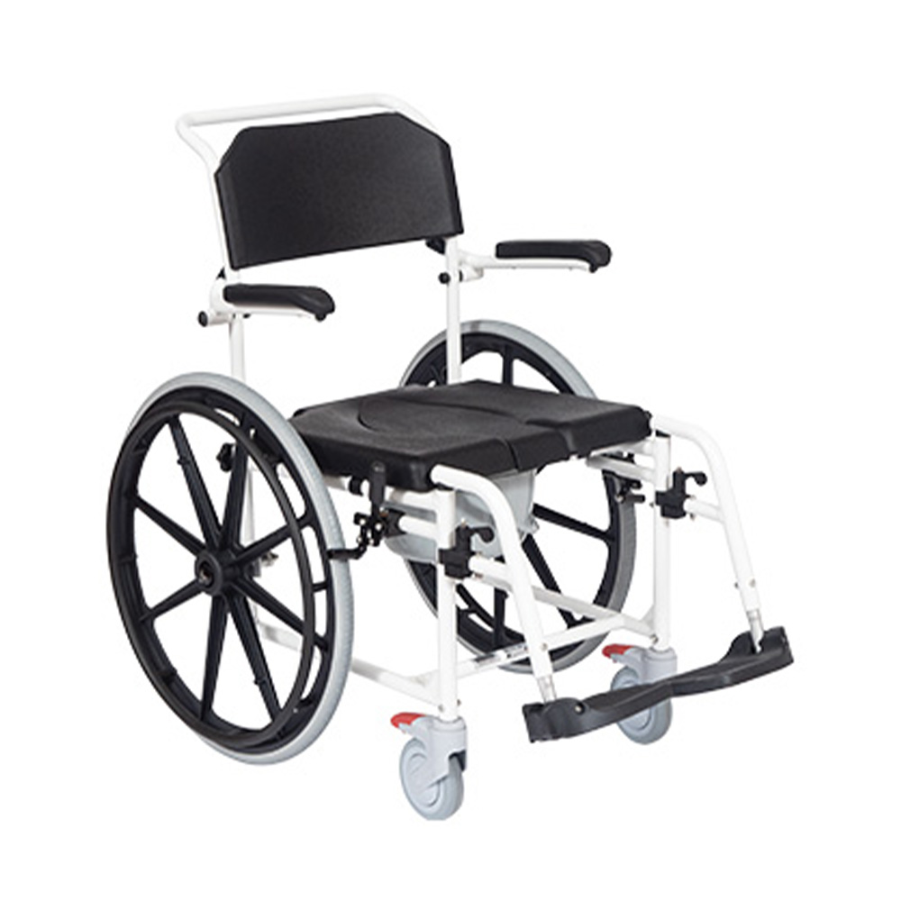 Toilet and shower chairs - Wimed Wave-2 Shower Commode Chair With Self-propelled Toilet