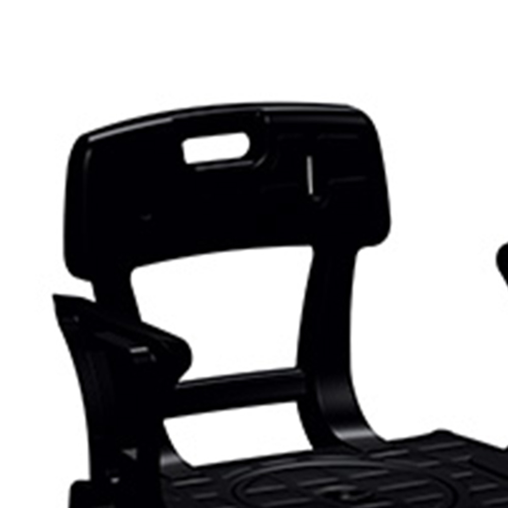 Toilet and shower chairs - Wimed Comfortable King Toilet Chair With Backrest And Black Armrests