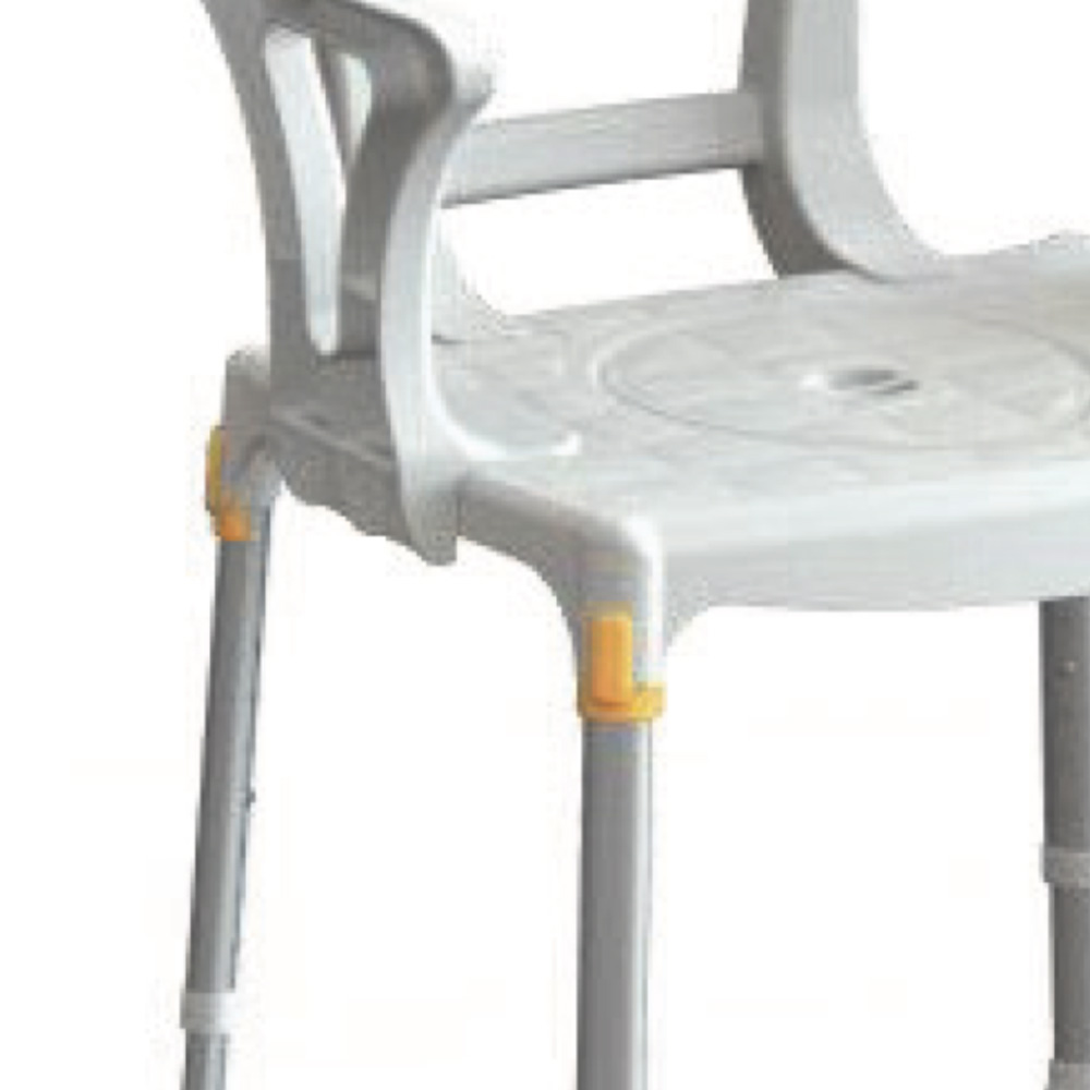 Toilet and shower chairs - Wimed Comfortable King Toilet Chair With Backrest And Armrests White