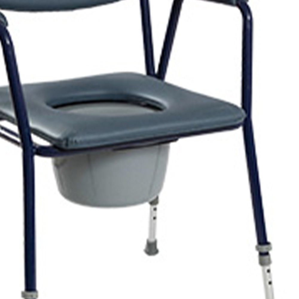 Toilet and shower chairs - Wimed Serena Comfortable Chair With Padded Toilet, Adjustable Height