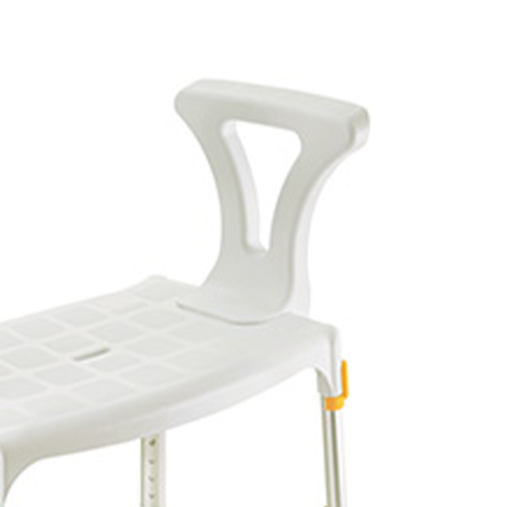 Bath and shower chairs - Wimed Adjustable Shower Chair For Disabled People With Armrests, White King Size