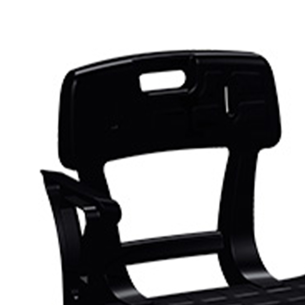 Bath and shower chairs - Wimed Adjustable Shower Chair For Disabled People With Backrest And Armrests, Black King