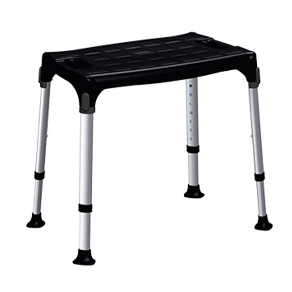 Bath and shower chairs - Wimed Adjustable King Shower Chair For Disabled People In Black Polyethylene
