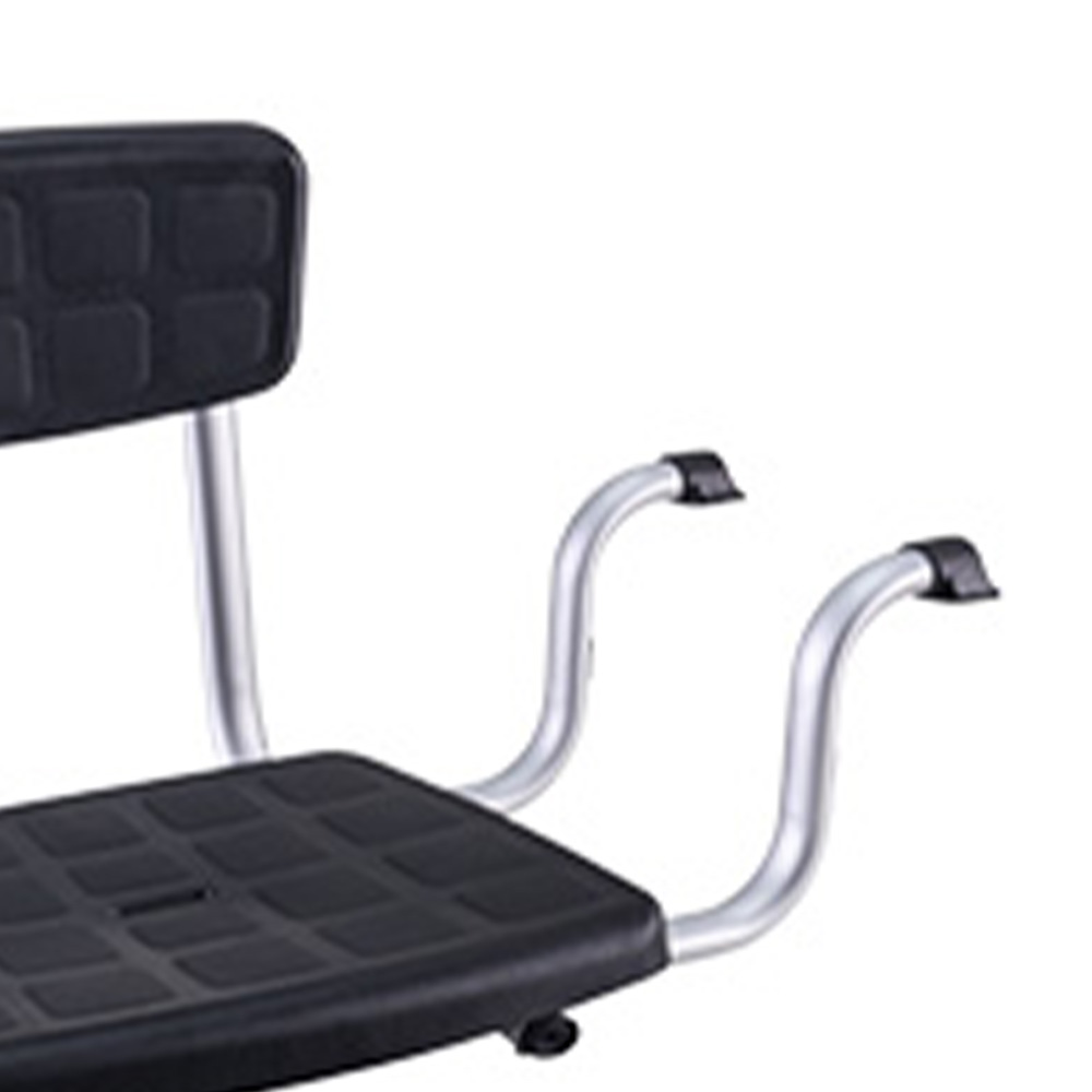 Bath and shower chairs - Wimed Adjustable King Size Black Wheelchair Tub Seat With Backrest