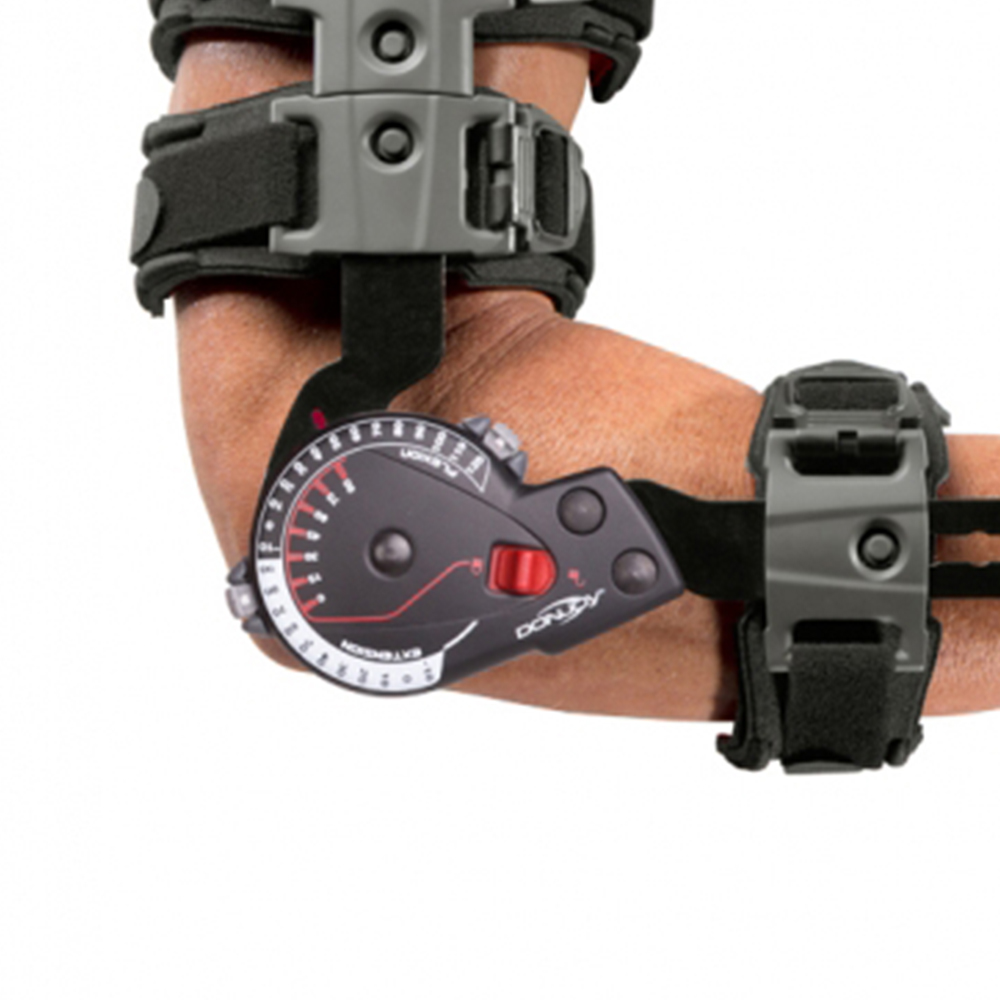 Elbow braces - Donjoy X-act Rom Right Universal Telescopic Adjustable Elbow Brace
