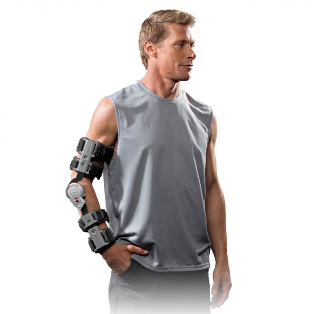 Elbow braces - Donjoy X-act Rom Right Universal Telescopic Adjustable Elbow Brace