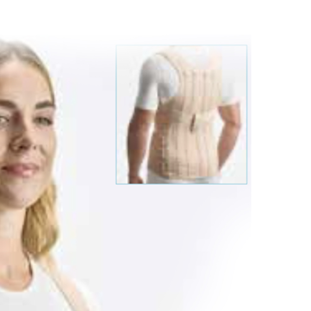 Trunk tutors - Fgp Dorsofixo Fit Women's Semi-rigid Lumbar Support With Shoulder Straps
