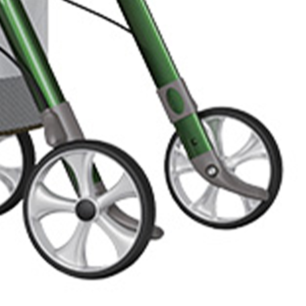 Rollator Walkers - Wimed Epic Elite Rollator Walker With Seat, Brakes And Bag