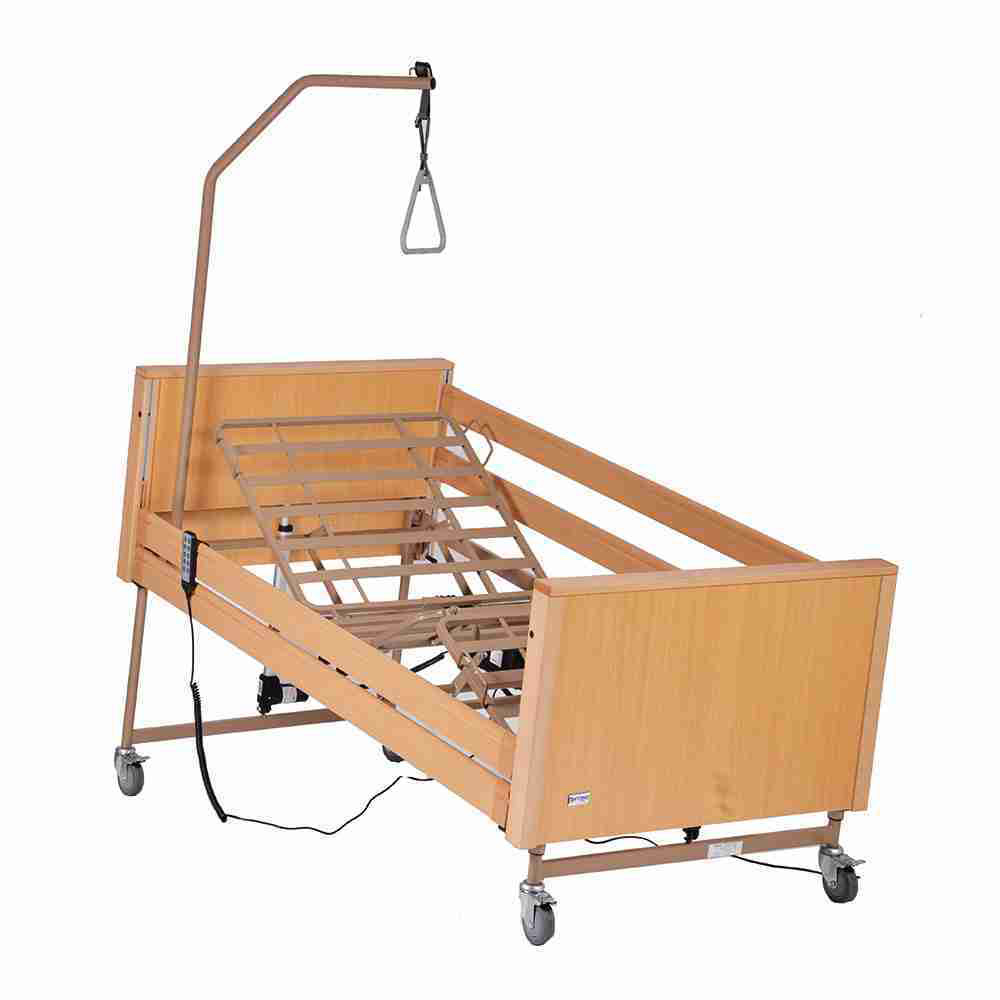 Inpatient beds - Antano Socrate Electric Hospital Bed With Height Adjustment + Lifting Pole