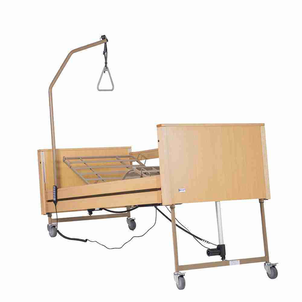 Inpatient beds - Antano Socrate Electric Hospital Bed With Height Adjustment + Lifting Pole