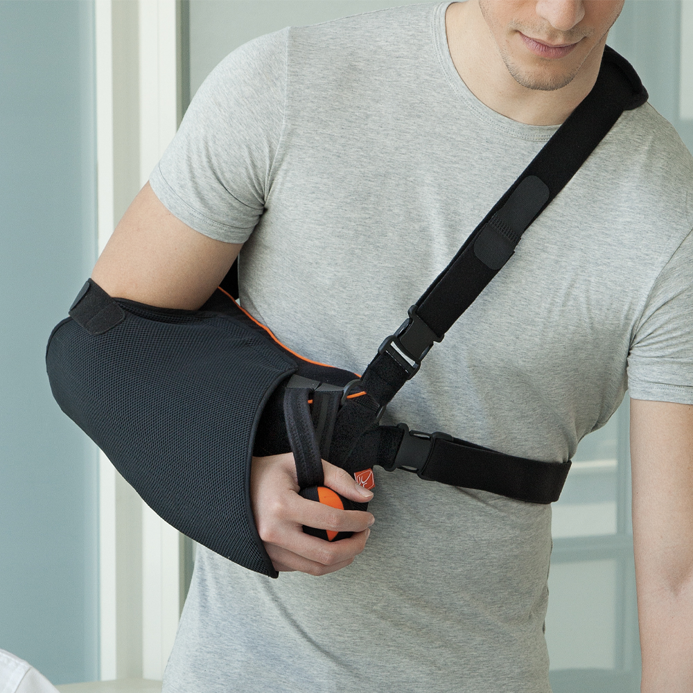 Shoulder braces - Ro+Ten Left Shoulder Brace Immobilization Top 4-s Fixed Abduction 10°/15°