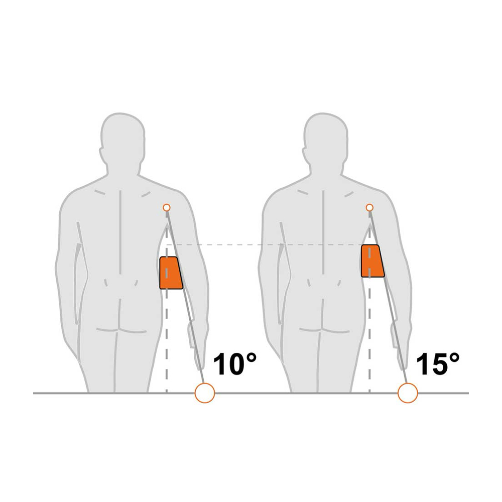 Shoulder braces - Ro+Ten Left Shoulder Brace Immobilization Top 4-s Fixed Abduction 10°/15°