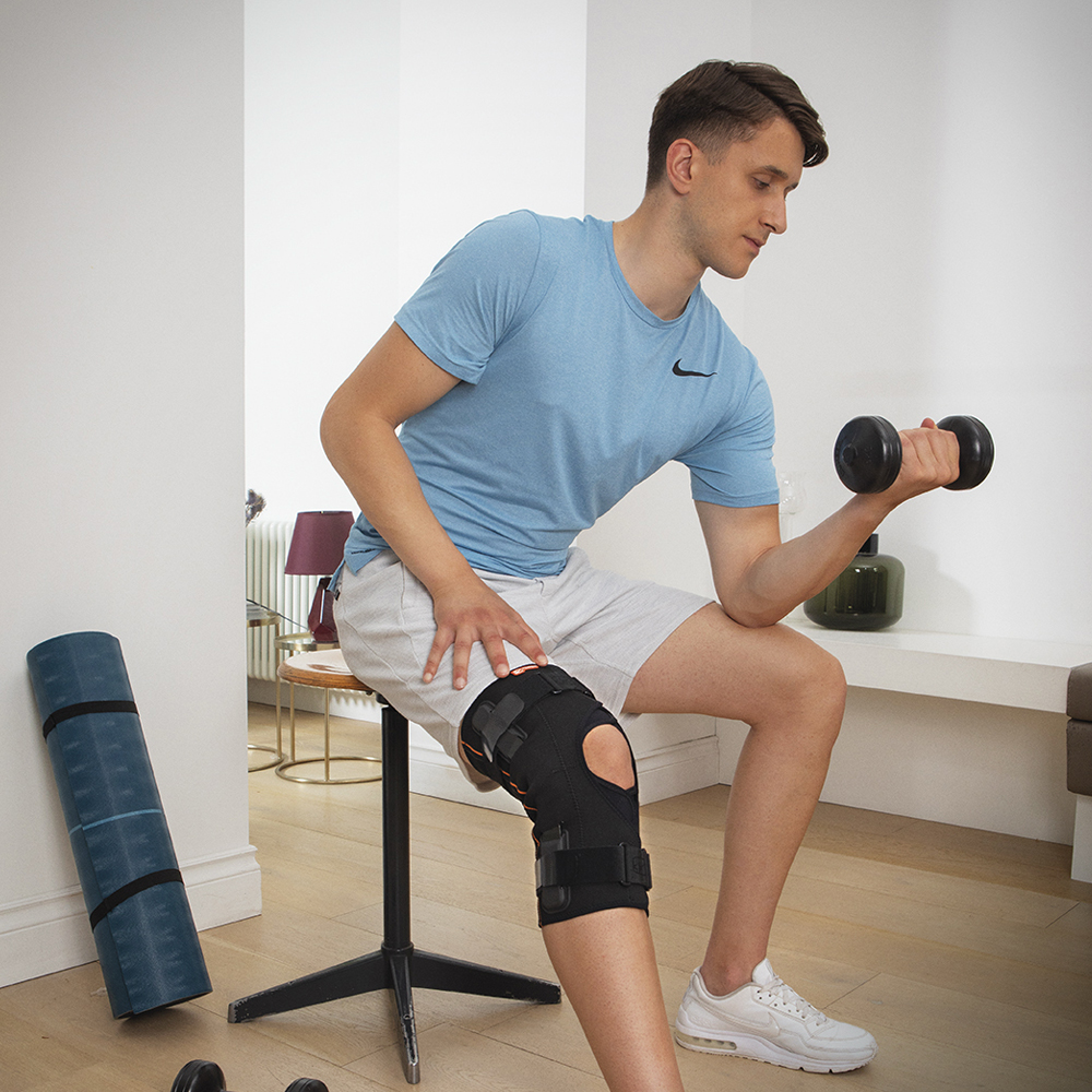 Knee braces - Ro+Ten Open Knee Brace Genufit 15a Fabric Knee Brace
