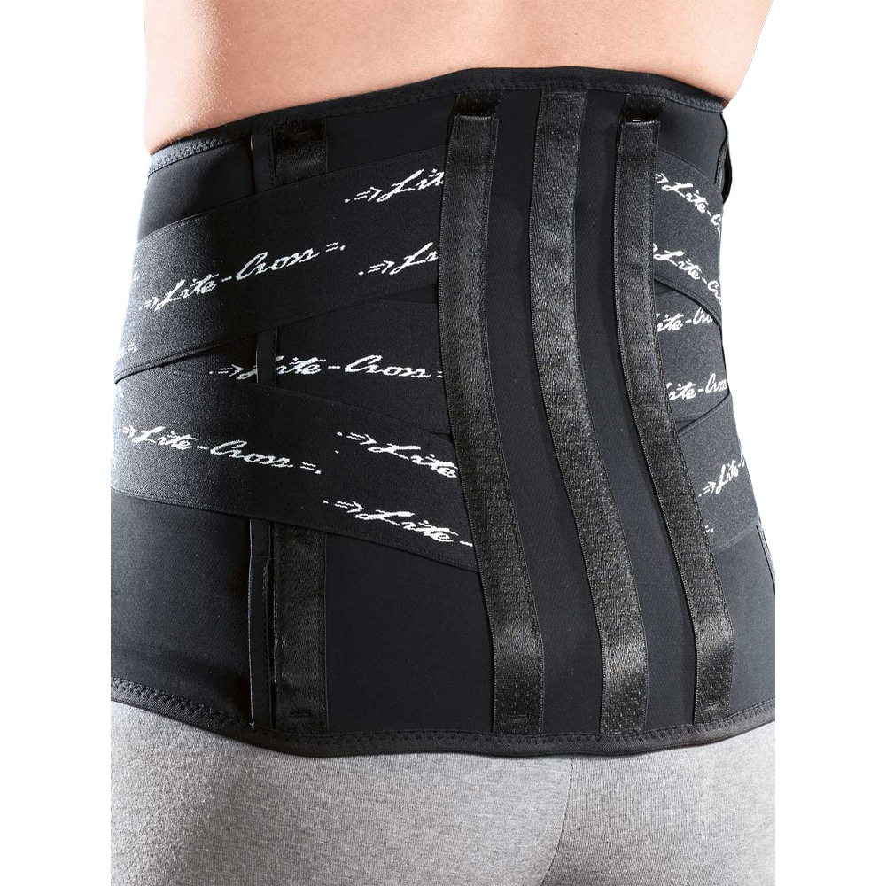 Trunk tutors - Ro+Ten Litecross90 Black Lumbar Support Brace
