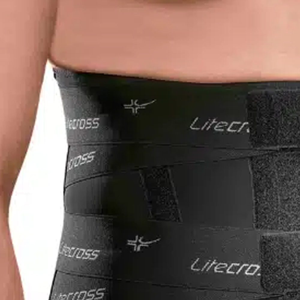 Trunk tutors - Ro+Ten Litecross91 Black Lumbar Support Brace