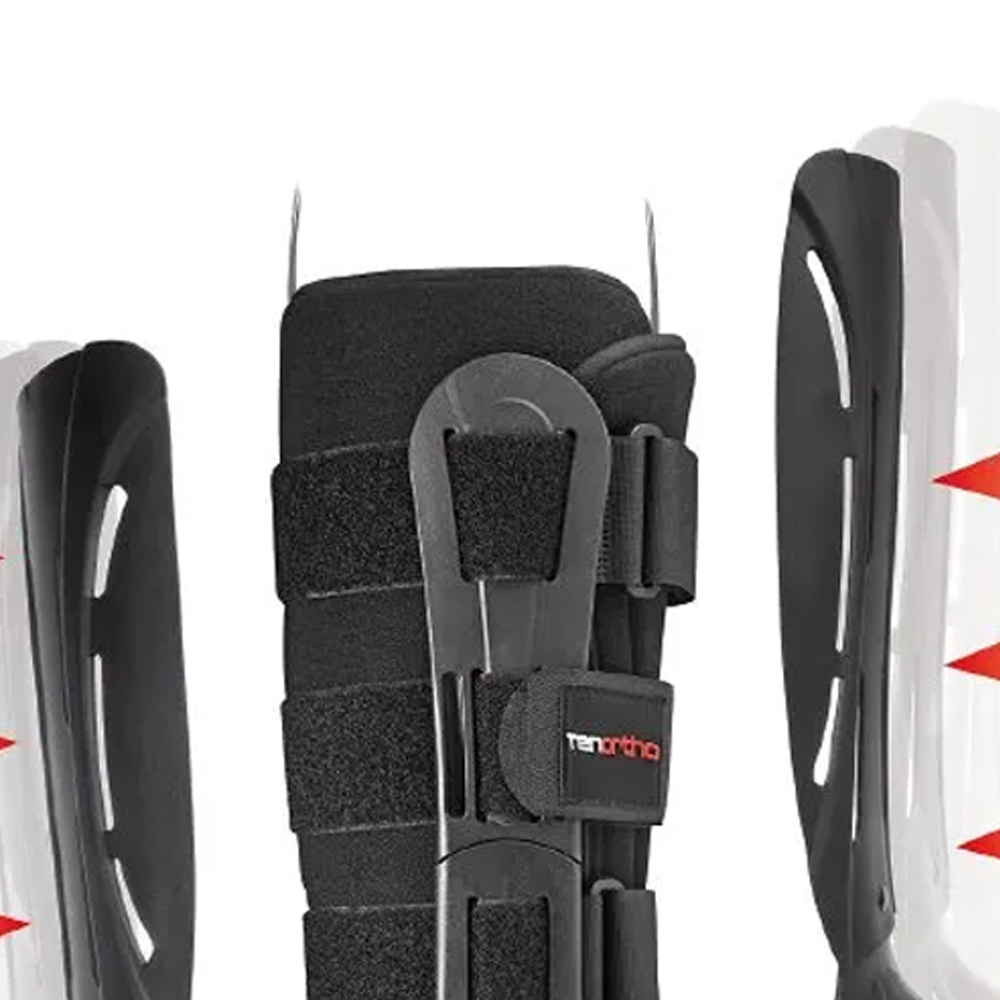 Foot braces - Tenortho To4301 High Semi-rigid Pneumatic Boot Foot Brace