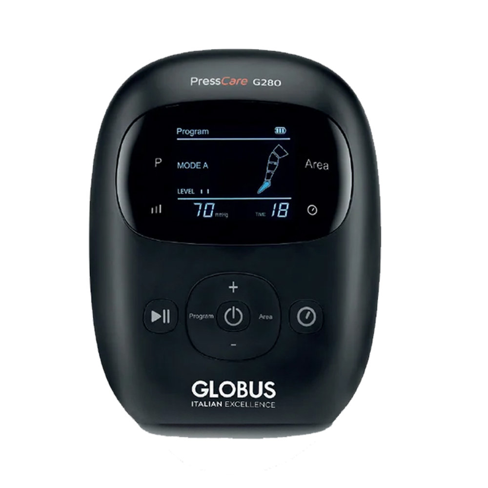 Pressotherapy - Globus Presscare G280 Professional Pressotherapy Device And 2 Leg Warmers