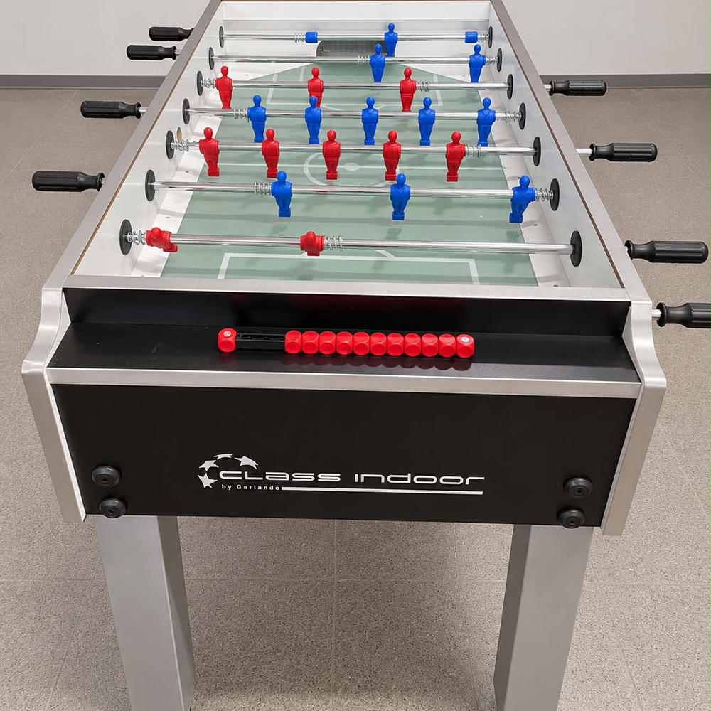 Indoor football table - Garlando Calciobalilla Ricondizionato Class Indoor Aste Rientranti Solo Ritiro A Mano