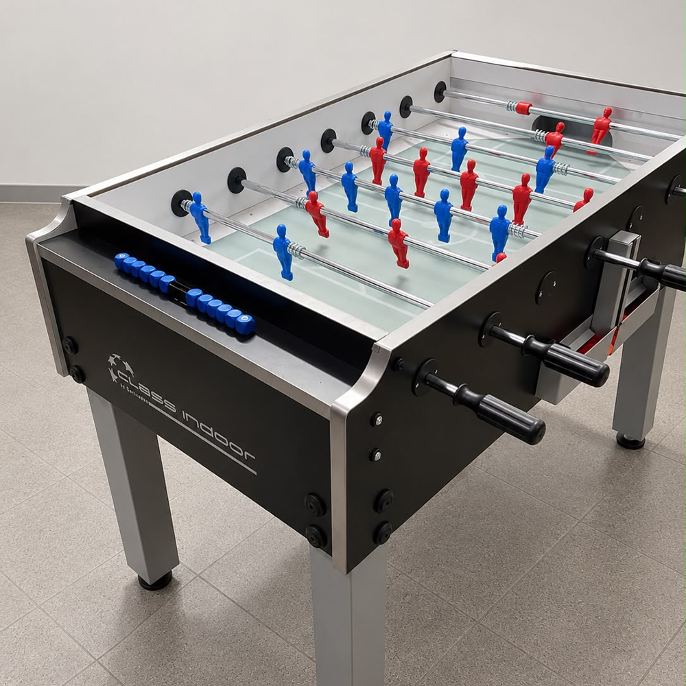 Indoor football table - Garlando Calciobalilla Ricondizionato Class Indoor Aste Rientranti Solo Ritiro A Mano