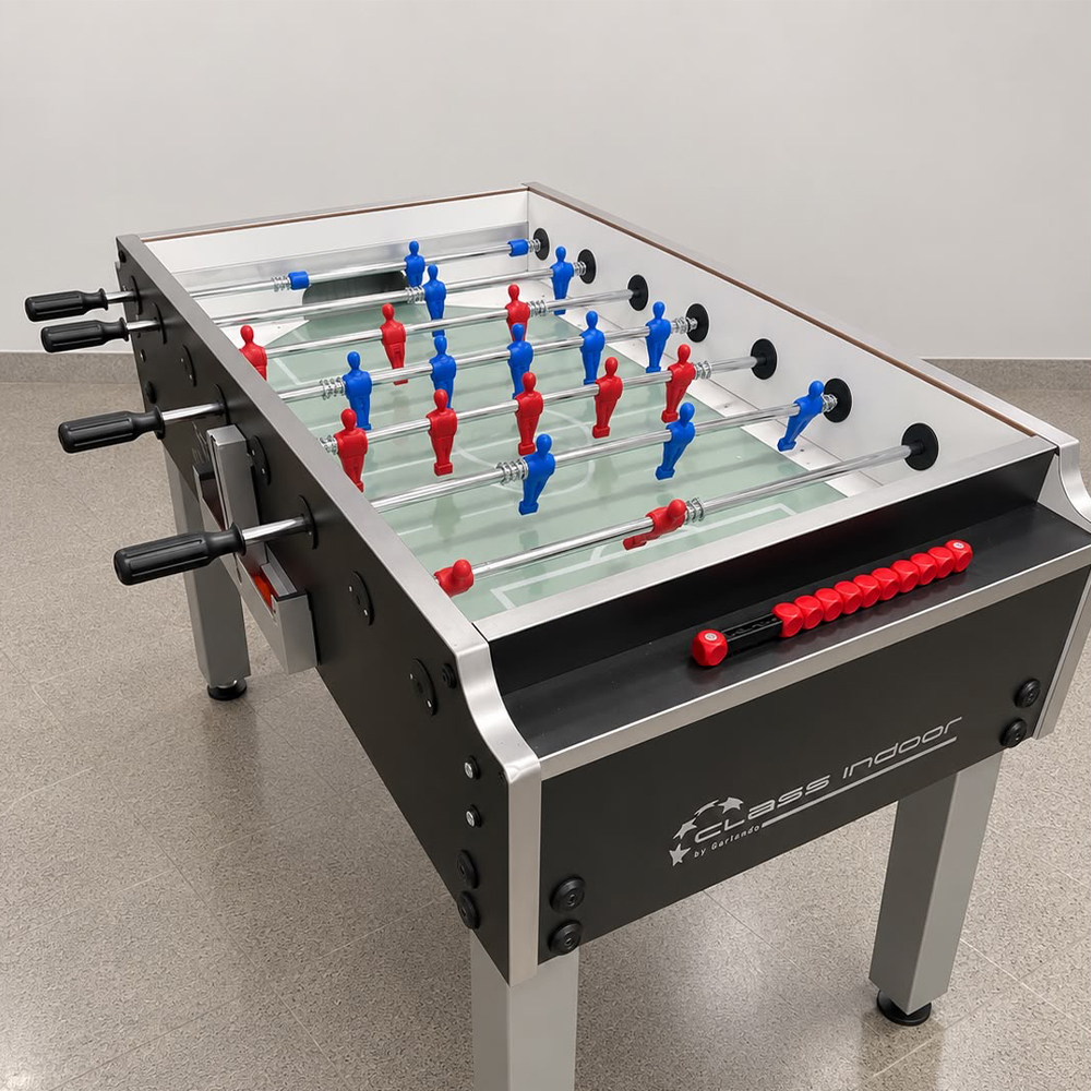 Indoor football table - Garlando Calciobalilla Ricondizionato Class Indoor Aste Rientranti Solo Ritiro A Mano