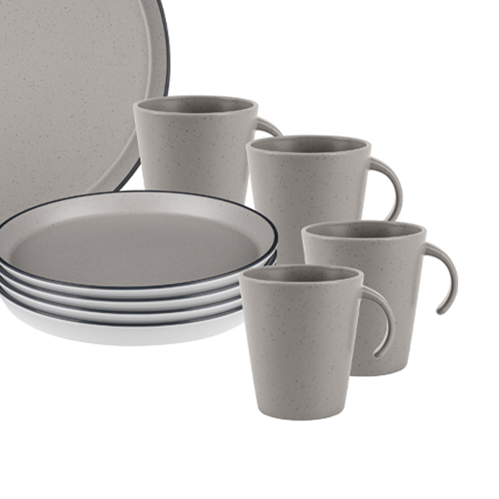 Tableware set - Brunner Melamine Dinnerware Set Lunch Box Iconic Compack