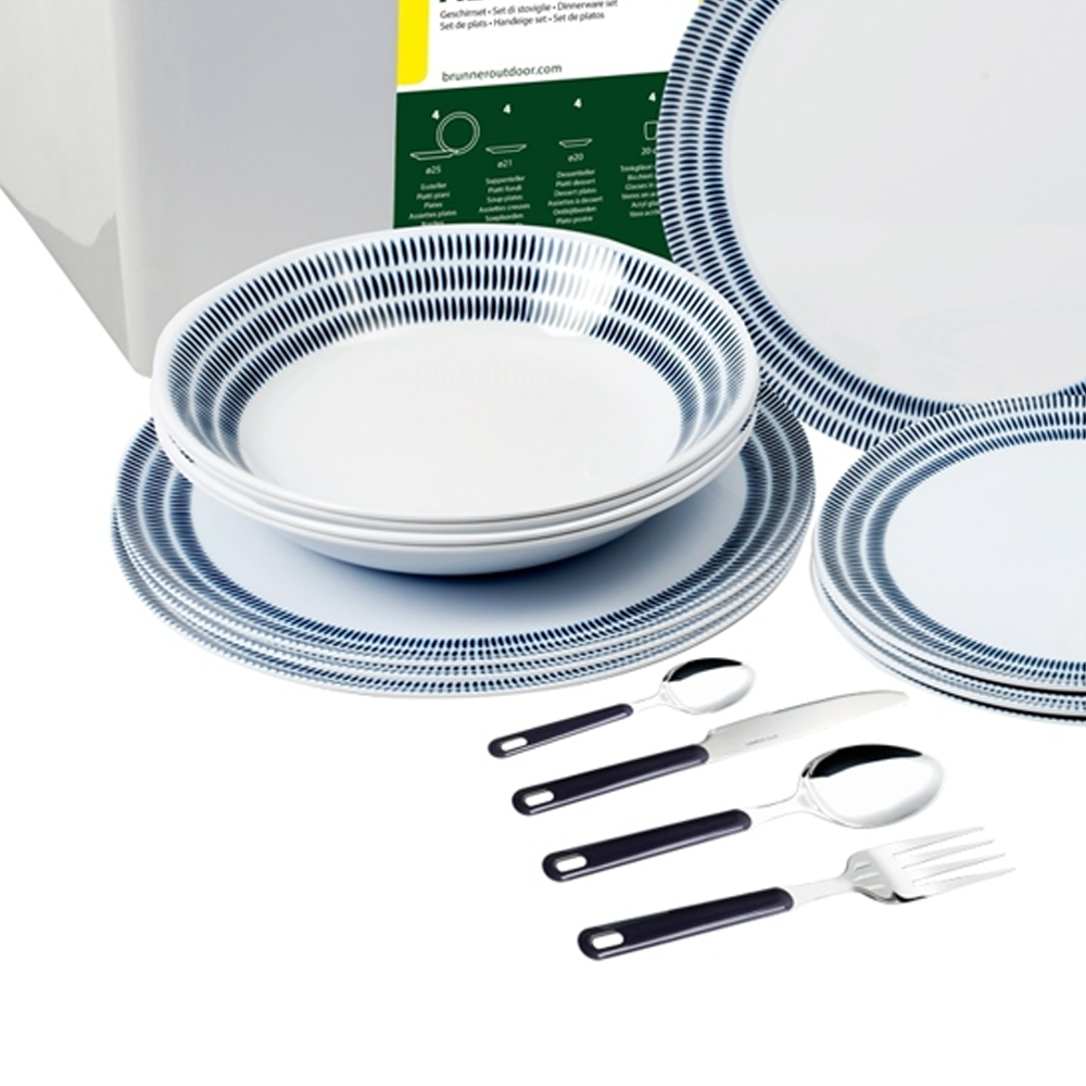 Tableware set - Brunner Bluebay All Inclusive Camping Tableware Set