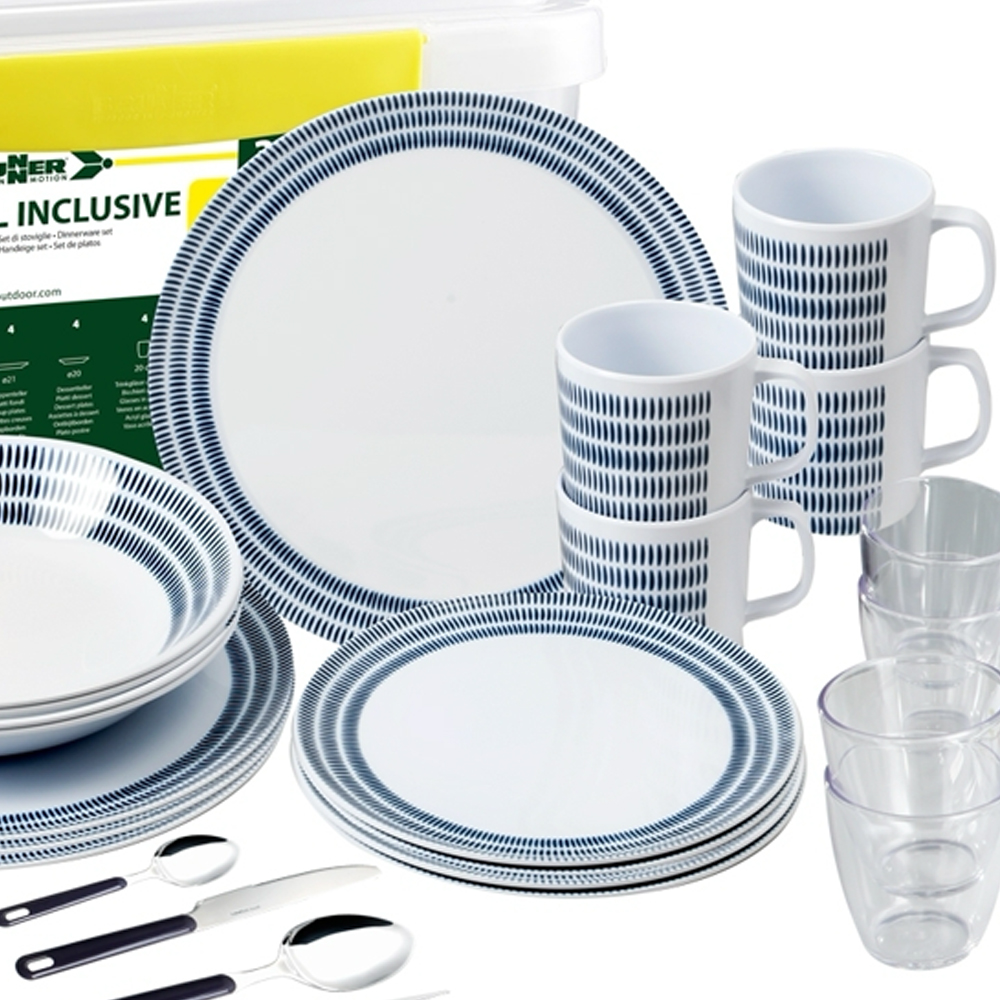 Tableware set - Brunner Bluebay All Inclusive Camping Tableware Set
