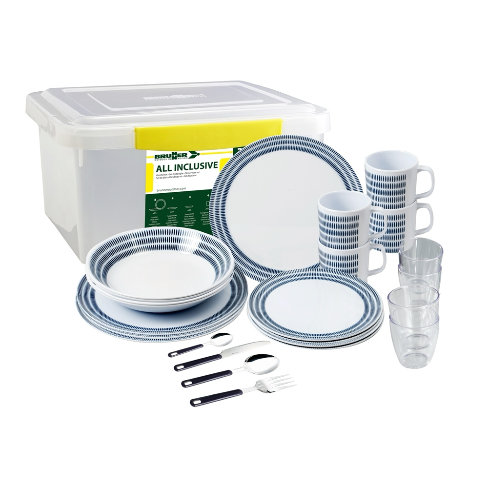 Tableware set - Brunner Bluebay All Inclusive Camping Tableware Set