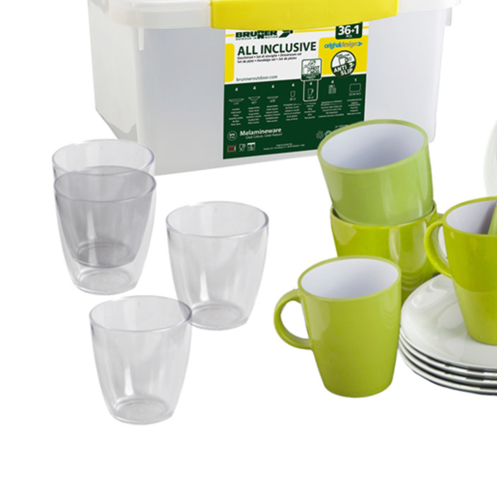 Tableware set - Brunner All Inclusive Space 36-piece Melamine Tableware Set