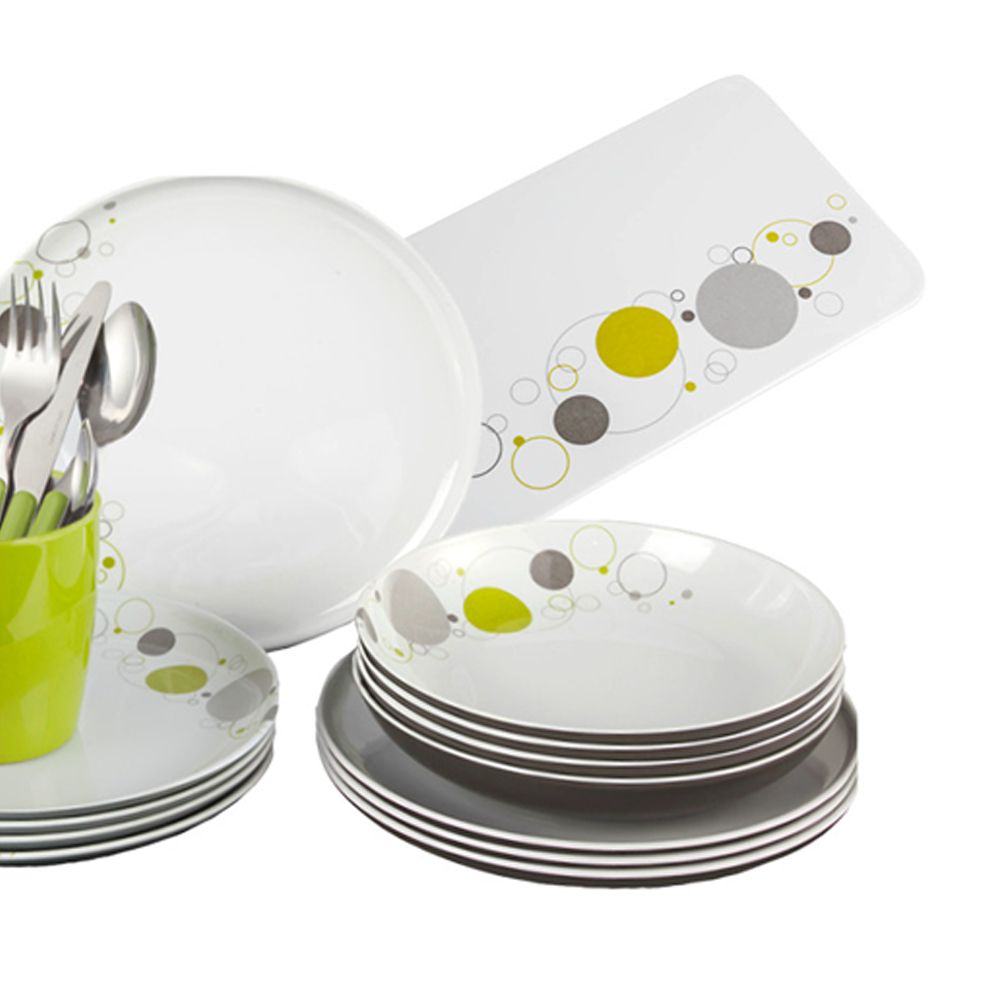 Tableware set - Brunner All Inclusive Space 36-piece Melamine Tableware Set