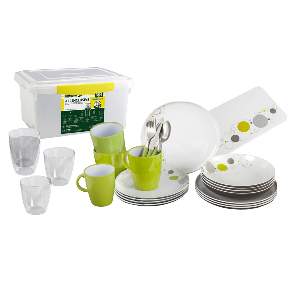 Tableware set - Brunner All Inclusive Space 36-piece Melamine Tableware Set