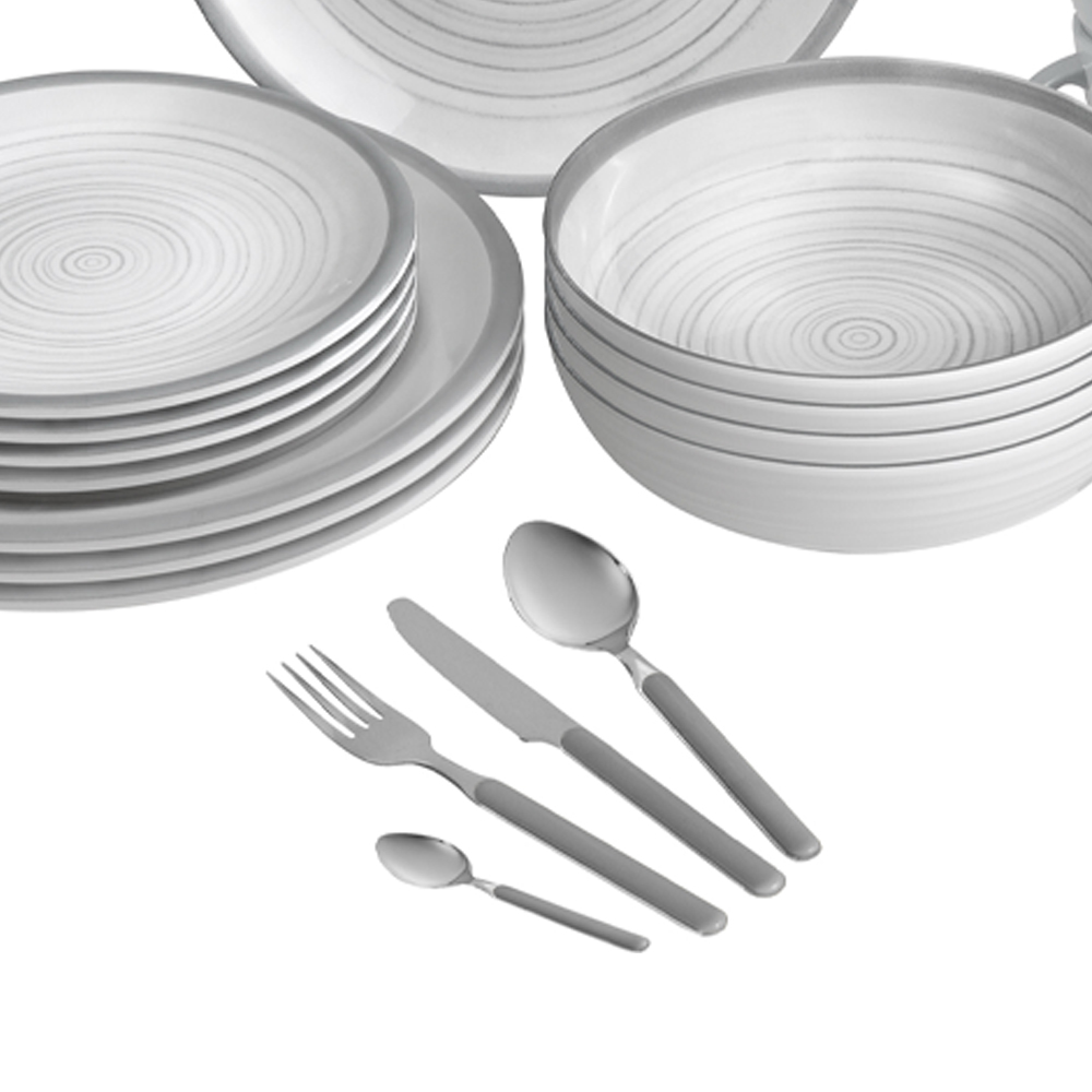 Tableware set - Brunner Bellagio All Inclusive 36-piece Melamine Dinnerware Set