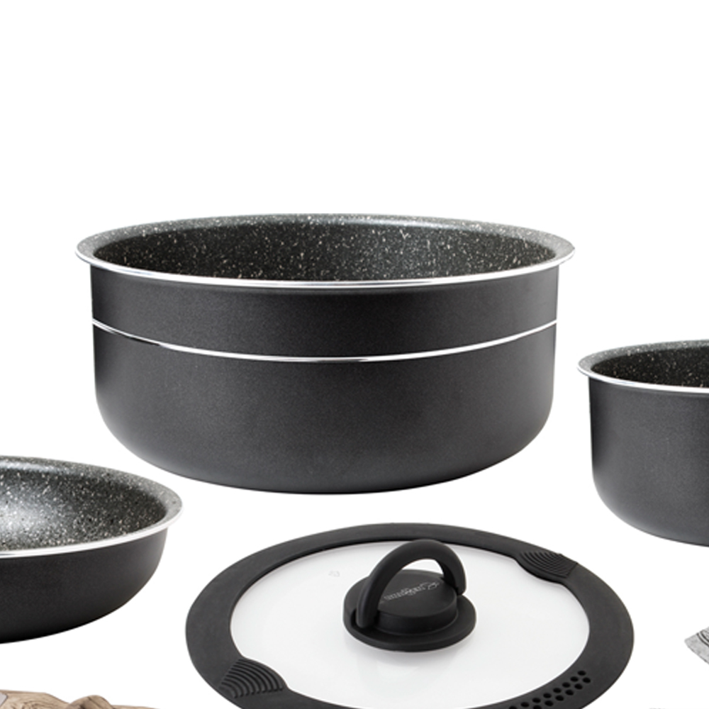 Pots and Pans - Brunner Pirate Spacemaster Outdoor Camping Cookware Set, Diameter 22cm