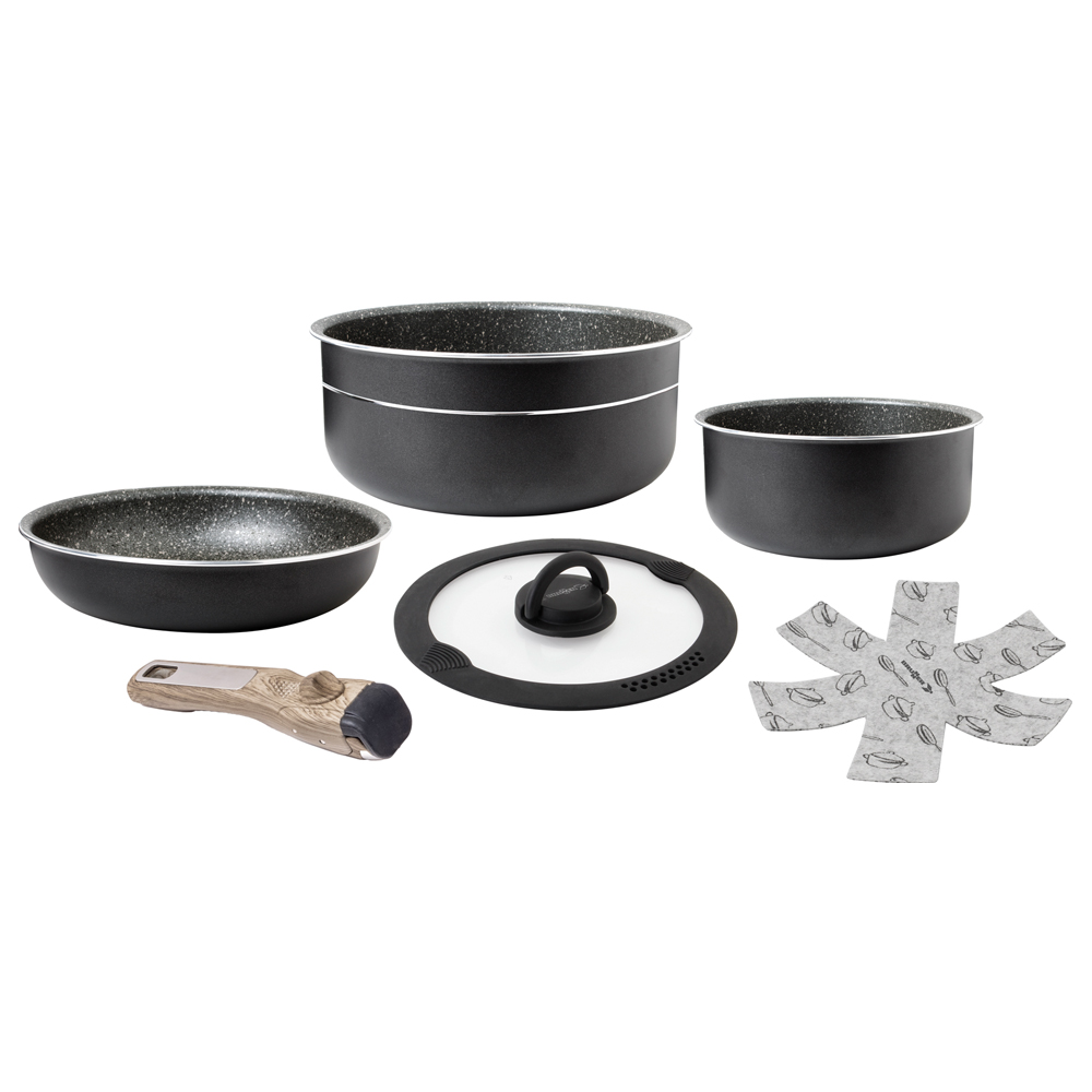 Pots and Pans - Brunner Pirate Spacemaster Outdoor Camping Cookware Set, Diameter 22cm