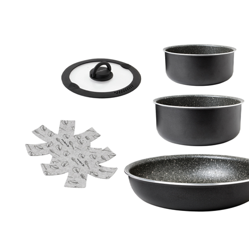 Pots and Pans - Brunner Pirate Spacemaster Outdoor And Camping Cookware Set, Diameter 26cm