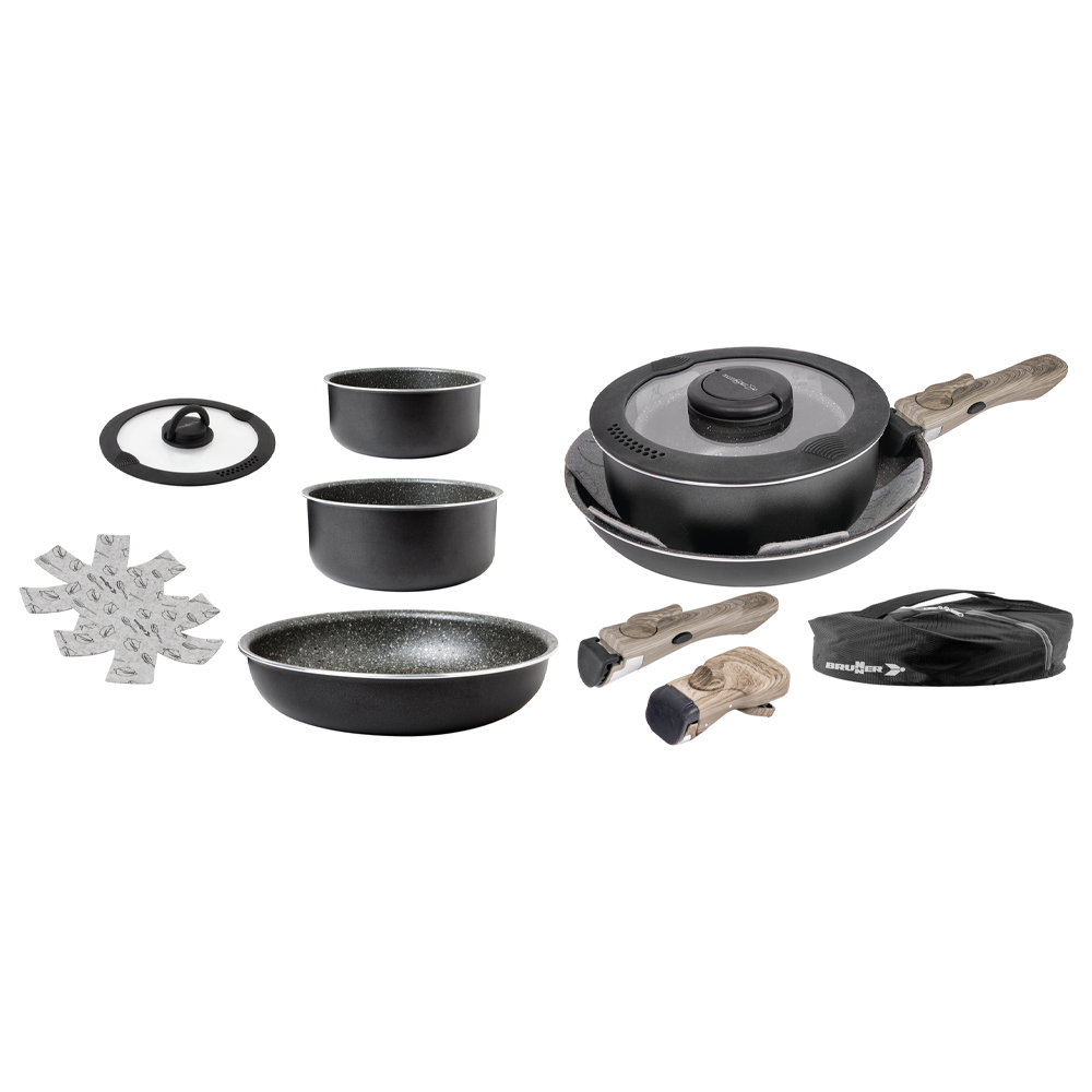 Pots and Pans - Brunner Pirate Spacemaster Outdoor And Camping Cookware Set, Diameter 26cm