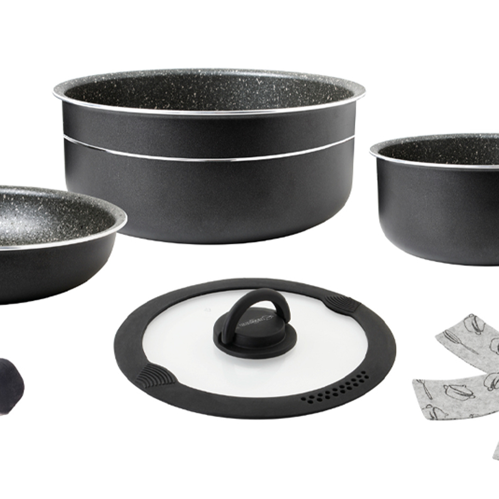 Pots and Pans - Brunner Pirate Spacemaster Outdoor Camping Cookware Set, Diameter 24cm